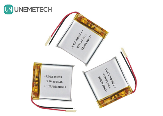 بطارية لي بوليمر قابلة لإعادة الشحن 463028 3.7 فولت 350mAh