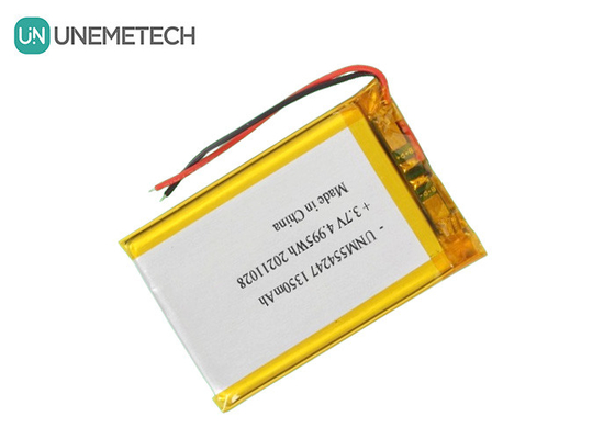 3.7 فولت 1350mAh بطارية ليتو إيون بوليمر قابلة للإعادة الشحن 554247 للطائرة بدون طيار مصغرة