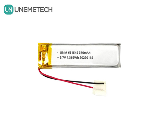 3.7 فولت 370mAh 651545 بطارية الليثيوم الليثيوم أيون بوليمر قابلة للإعادة الشحن للمنتجات الرقمية