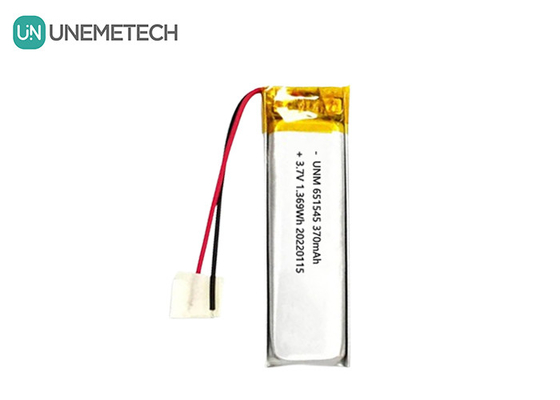 3.7 فولت 370mAh 651545 بطارية الليثيوم الليثيوم أيون بوليمر قابلة للإعادة الشحن للمنتجات الرقمية