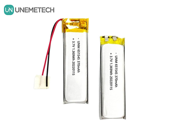 3.7 فولت 370mAh 651545 بطارية الليثيوم الليثيوم أيون بوليمر قابلة للإعادة الشحن للمنتجات الرقمية