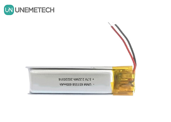 البطارية 600mAh 3.7V بطارية ليبو 651558 لإزالة الشعر