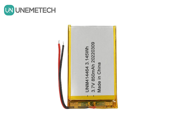 3.7 فولت 850mAh بطارية ليبو قابلة لإعادة الشحن 414464 بطارية كيس لمصابيح الطاولة