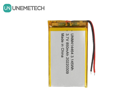 3.7 فولت 850mAh بطارية ليبو قابلة لإعادة الشحن 414464 بطارية كيس لمصابيح الطاولة
