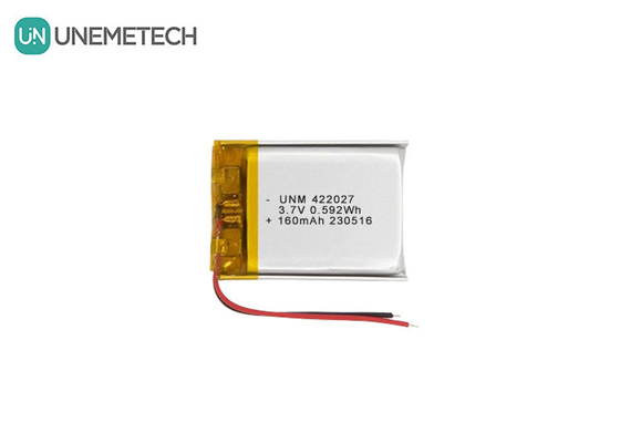 بطارية ليبو قابلة لإعادة الشحن عالية الكثافة 3.7 فولت 160mAh 422027 لجهاز سماعة بلوتوث