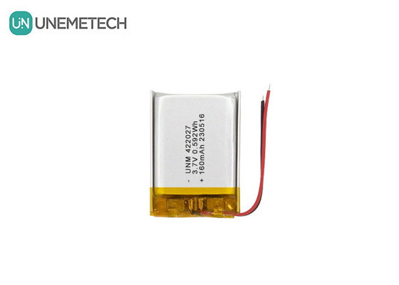 بطارية ليبو قابلة لإعادة الشحن عالية الكثافة 3.7 فولت 160mAh 422027 لجهاز سماعة بلوتوث