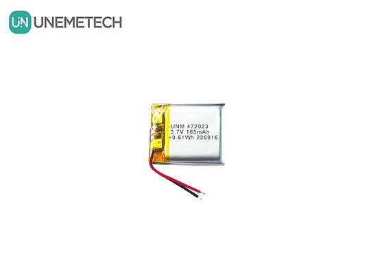 بطارية ليثيوم بوليمر قابلة لإعادة الشحن 3.7 فولت 165mAh 472023 بطارية مشغل MP3