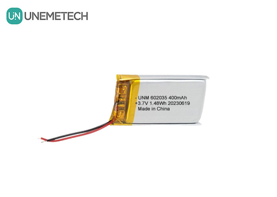 3.7 فولت 400mAh بطارية لي بوليمر 602035 بطارية ليثيوم أيون بوليمر لمكبر الصوت بلوتوث