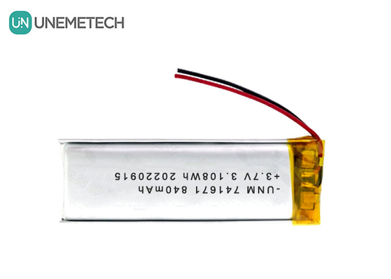 3.7 فولت 840mAh بطاريات ليبو قابلة لإعادة الشحن 741671 للصندوق الذكي