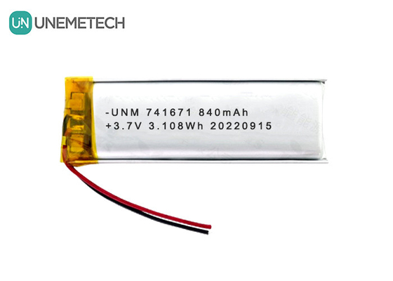 3.7 فولت 840mAh بطاريات ليبو قابلة لإعادة الشحن 741671 للصندوق الذكي