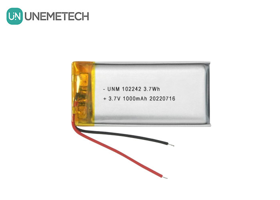 3.7V 1000mAh 102242 بطارية بوليمر ليثيوم أيونية قياسية لمصابيح الطاولة