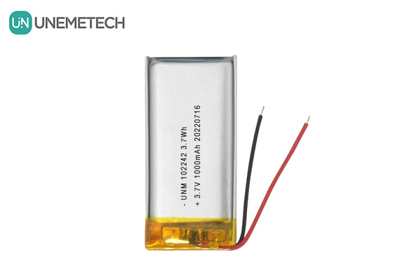 3.7V 1000mAh 102242 بطارية بوليمر ليثيوم أيونية قياسية لمصابيح الطاولة