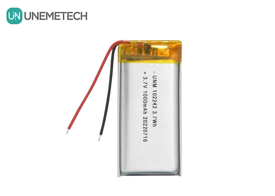 3.7V 1000mAh 102242 بطارية بوليمر ليثيوم أيونية قياسية لمصابيح الطاولة