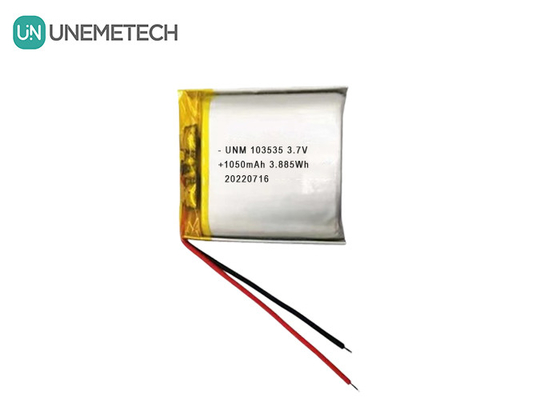 3.7 فولت 1050mAh بطارية ليبو ذات تصميم مصغر خصيص 103535 للمشروعات الصغيرة