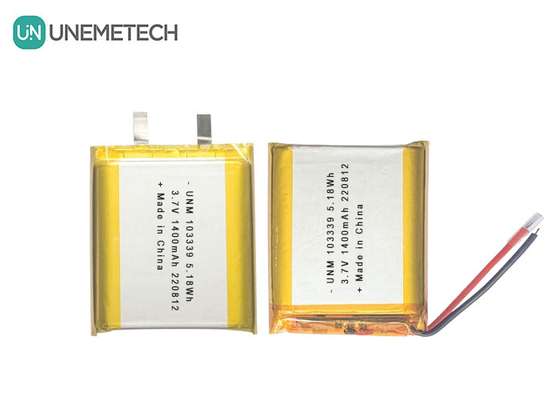 3.7 فولت 1400mAh بطارية ليتيم أيون بوليمر عالية الأداء 103339 لسيارات اللعب