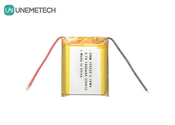 3.7 فولت 1400mAh بطارية ليتيم أيون بوليمر عالية الأداء 103339 لسيارات اللعب