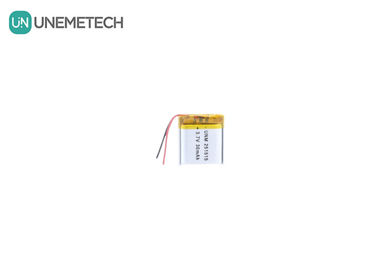 3.7 فولت 30mAh 251515 بطارية ليبو خفيفة الوزن الصغيرة لعدالة الحرارة الإلكترونية الصغيرة