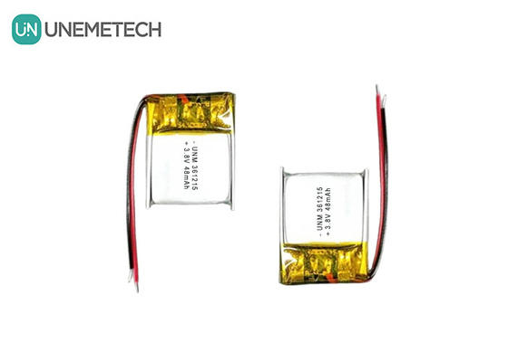 3.8V 48mAh بطارية الليثيوم البوليمرية الصغيرة عالية الجهد 361215 لأجهزة RFID