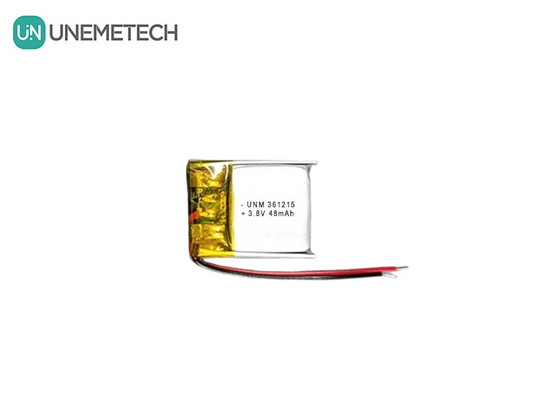 3.8V 48mAh بطارية الليثيوم البوليمرية الصغيرة عالية الجهد 361215 لأجهزة RFID