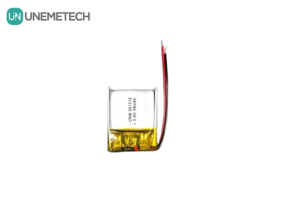 3.8V 48mAh بطارية الليثيوم البوليمرية الصغيرة عالية الجهد 361215 لأجهزة RFID