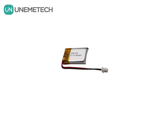 3.7 فولت 50mAh بطارية الليثيوم البوليمرية الصغيرة 401419 للأجهزة الإلكترونية الصغيرة