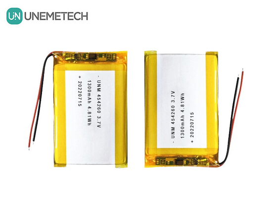 خلية بطارية ليثيوم أيون بوليمر 3.7 فولت 1300mAh 454260 لأنظمة Soalr