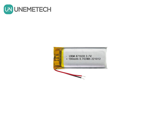 بطارية ليبو معتمدة CE 471630 3.7V 190mAh بطارية ليبو للكترونيات المحمولة