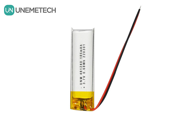 3.7V 185mAh 481240 بطارية ليثيوم أيون وبوليمر الليثيوم لجهاز سجل السيارة