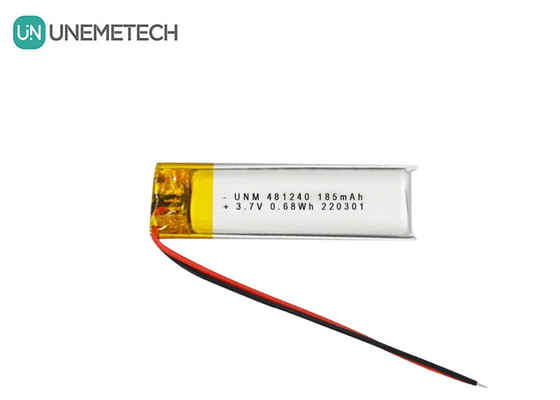 3.7V 185mAh 481240 بطارية ليثيوم أيون وبوليمر الليثيوم لجهاز سجل السيارة
