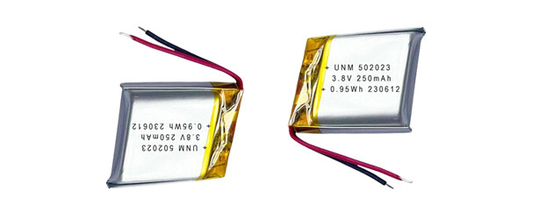 3.8 فولت 250mAh 502023 بطارية الليثيوم البوليمرية عالية الجهد لموقع المراقب