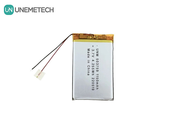 3.7V 1150mAh 503759 بطارية قابلة لإعادة الشحن للكاميرا