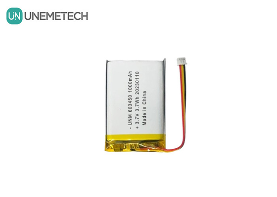 3.7 فولت 1000mAh 603450 بطارية ليبو قابلة لإعادة الشحن ذات سعة عالية للسيارات RC