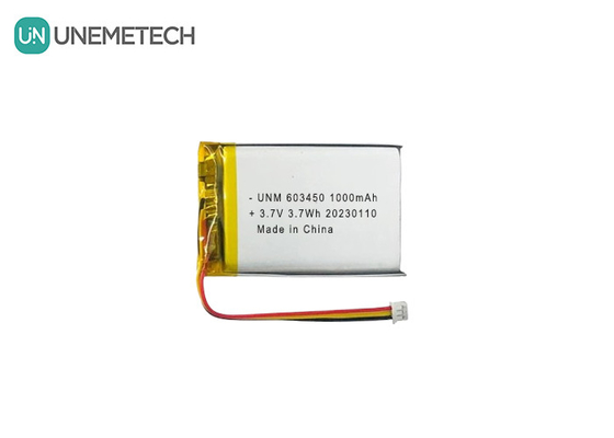 3.7 فولت 1000mAh 603450 بطارية ليبو قابلة لإعادة الشحن ذات سعة عالية للسيارات RC