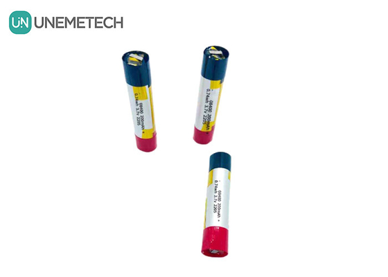 08400 بطارية ليبو أسطوانية 3.7 فولت 200mAh بطارية ليثيوم أيون قابلة لإعادة الشحن للكلام الذكي
