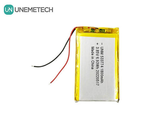 بطارية ليبو عالية الجهد 3.85 فولت 1800mAh 533774 بطارية قابلة لإعادة الشحن للروبوتات الصغيرة