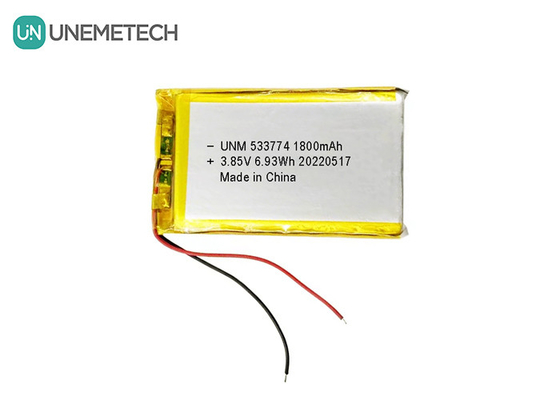 بطارية ليبو عالية الجهد 3.85 فولت 1800mAh 533774 بطارية قابلة لإعادة الشحن للروبوتات الصغيرة