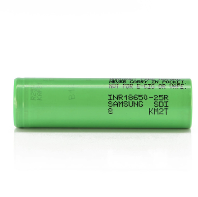 سامسونج 25R 18650 2500mAh بطارية 20A بطارية 3.6 فولت بطارية ليثيوم أيون INR18650-25R