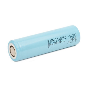 سامسونج 32E 18650 3200mAh 6.4A بطارية 3.65V خلايا ليثيوم أيون الأسطوانية INR18650-32E
