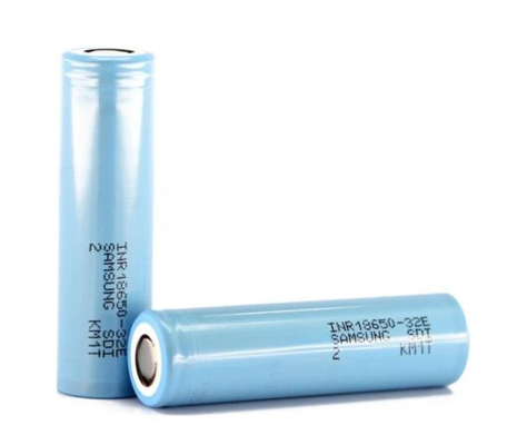 سامسونج 32E 18650 3200mAh 6.4A بطارية 3.65V خلايا ليثيوم أيون الأسطوانية INR18650-32E