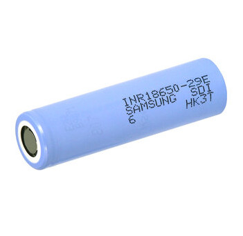 سامسونج 29E 18650 2850mAh 2.75A بطارية 3.65V خلايا ليثيوم أيونية أسطوانية INR18650-29E