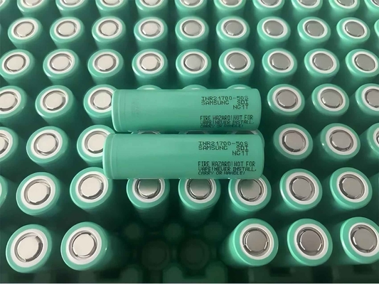 سامسونج 50S 21700 بطاريات 5000mAh 25A بطارية 3.6V بطارية ليثيوم أيون INR21700-50S