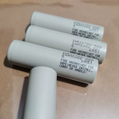سامسونج 50G 21700 5000mAh 9.8A بطارية 3.63 فولت بطارية ليثيوم أيون INR21700-50G