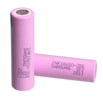 سامسونج 35E 18650 بطارية 3500mAh 8A 3.6V خلية ليثيوم أيونية أسطوانية INR18650-35E