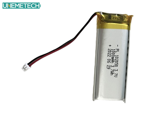 1000mAh بطارية ليبو 102050 بطارية ليثيوم أيون بوليمر لمنتجات التجميل
