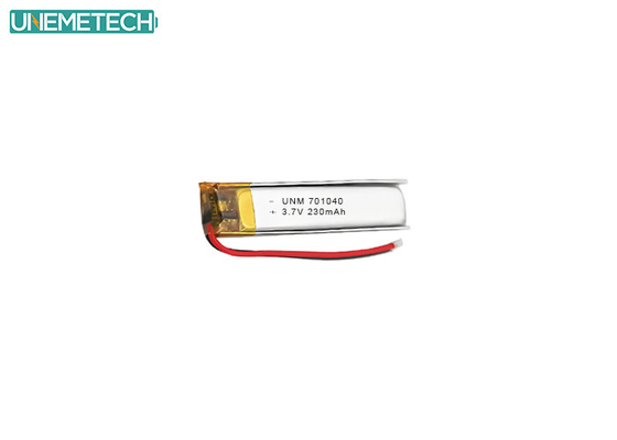 سماعات Bluetooth بطارية ليبو 701040 3.7 فولت 230mAh مع CE و IEC62133 المعتمدة