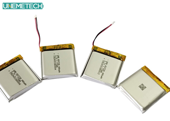 3.7 فولت 480mAh 602728 بطارية ليثيون بوليمر قابلة لإعادة الشحن للمسجل الصغير