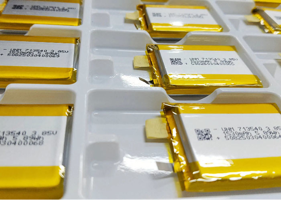 3بطارية البوليمر الليثيومية عالية الجهد 85 فولت 1530mAh 713540 للأجهزة الطبية