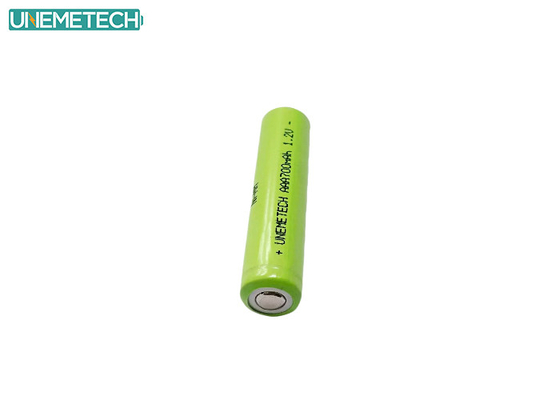 بطارية NiMH AAA700mAh 1.2V 700mAh بطارية هيدريد النيكل المعدني القابلة لإعادة الشحن