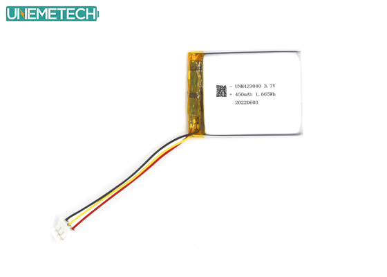 جودة 3.7 فولت 450mAh بطارية ليتيم أيون بوليمر قابلة لإعادة الشحن 423040 للمنتجات الرقمية 3C مصنع